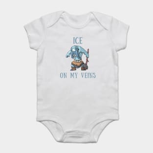 Ice on my veins Baby Bodysuit